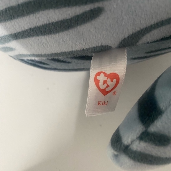 TY Squish-A-Boo KiKi Gray Striped Cat - Picture 3 of 6